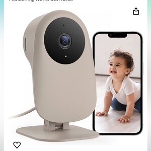 BNIB nooie Baby Monitor Crying Detection, Camera Audio 1080P